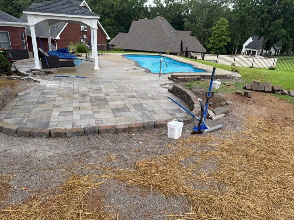 Backyard Patio Installation