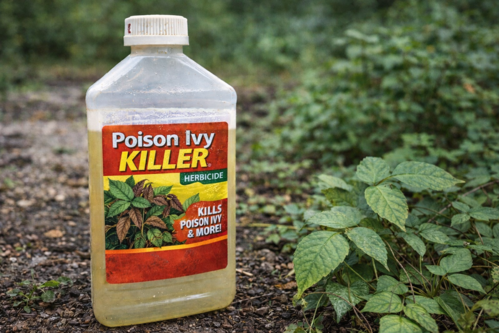 Herbicide for poison ivy removal
